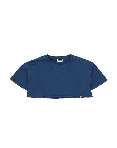PLEASE Felpa Blu notte 95% Cotone, 5% Elastan