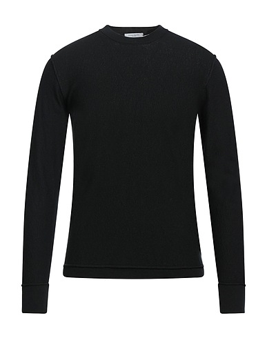 PAOLO PECORA Jumper Black 100% Cotton