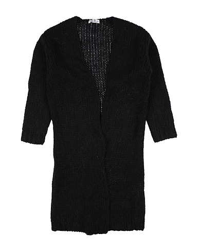 TO BE TOO Strickjacke Schwarz 48% Acryl, 30% Nylon, 16% Wolle, 6% Lamawolle