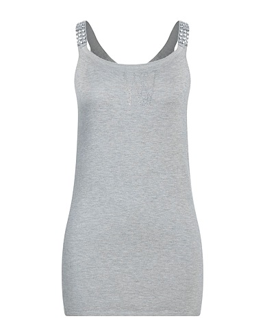 WHO*S WHO Top Grigio chiaro 80% Viscosa, 20% Elastan