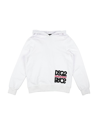 DSQUARED2 Hoodie Weiß 100% Baumwolle, Elastan