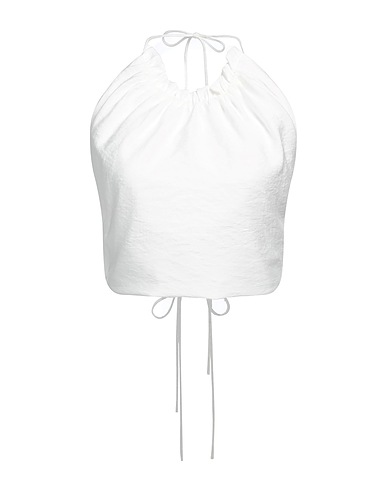 GLAMOROUS Top White 78% Viscose, 22% Polyamide