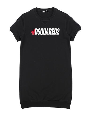 DSQUARED2 Vestito Nero 100% Cotone