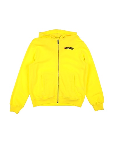 DSQUARED2 Hooded sweatshirt Yellow 100% Cotton
