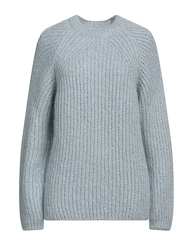 LUCKYLU  Milano Pullover Celeste 40% Poliammide, 30% Poliestere, 15% Lana mohair, 15% Acrilico