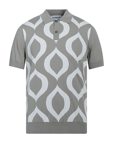 BIKKEMBERGS Jumper Sage green 100% Cotton