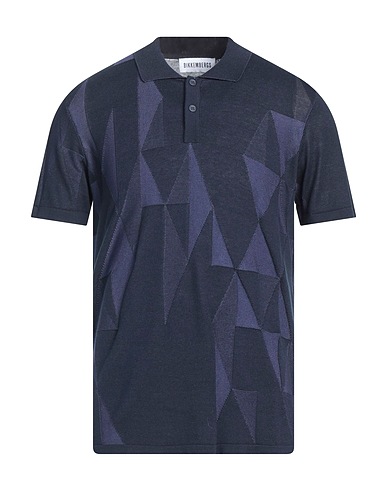 BIKKEMBERGS Jumper Dark purple 53% Cotton, 47% Viscose