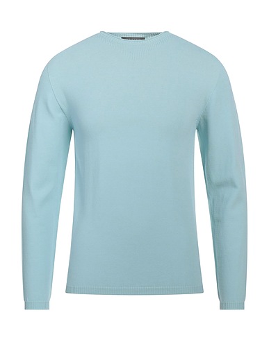 DANIELE FIESOLI Sweater Sky blue 75% Viscose, 25% Polyamide
