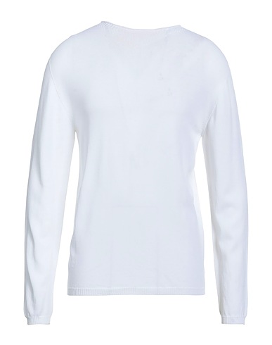 DANIELE FIESOLI Sweater White 75% Viscose, 25% Polyamide