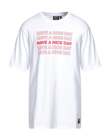 WESC T-shirt White 100% Cotton