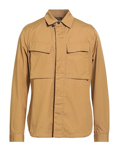 G-STAR RAW Camisa lisa Caqui 100% Algodón