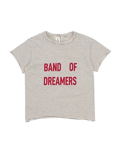 BABE & TESS T-shirt Grey 94% Cotton, 6% Elastane