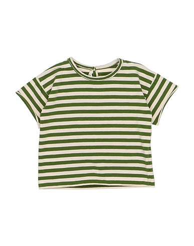 BABE & TESS T-shirt Vert militaire 96% Coton, 4% Élasthanne
