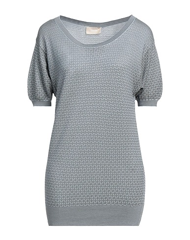 DRUMOHR Jumper Pastel blue 50% Silk, 50% Cotton