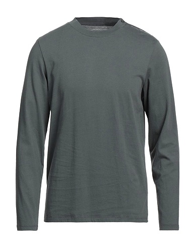 MAJESTIC FILATURES Basic T-Shirt Military green 100% Cotton