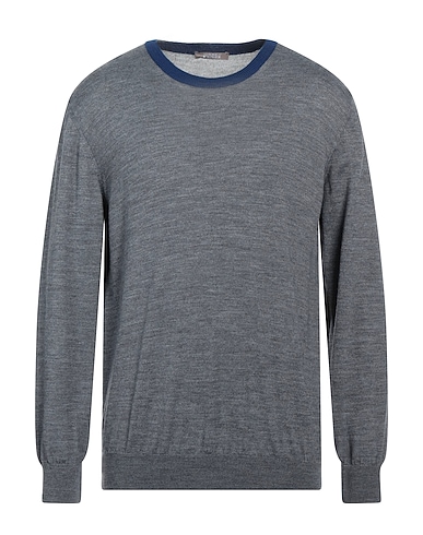 ANDREA FENZI Sweater Grey 60% Wool, 40% Acrylic