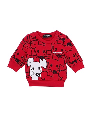DSQUARED2 Sweatshirt Red 100% Cotton