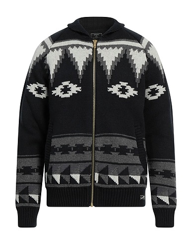 SUPERDRY Ζακέτα Μαύρο 60% Βαμβάκι, 30% Νάιλον, 10% Μαλλί μερινός