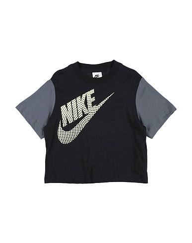 NIKE T-shirt Nike Sportswear Essential Big Kids' (Girls') Dance T-Shirt S Black 100% Cotton
