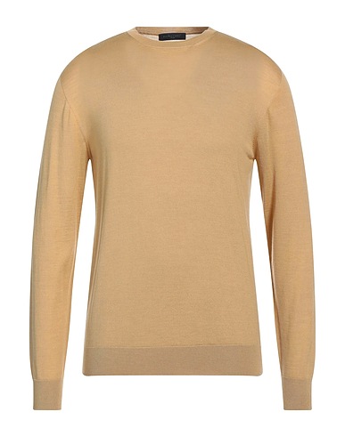 DANIELE FIESOLI Pullover Cammello 75% Lana Merino, 25% Seta