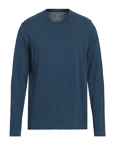 MAJESTIC FILATURES Basic T-shirt Midnight blue 100% Cotton