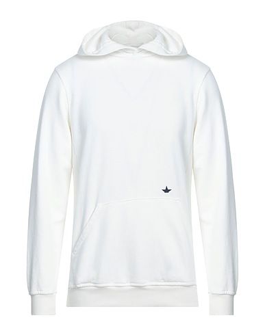 MACCHIA J Hooded track jacket  White 100% Cotton