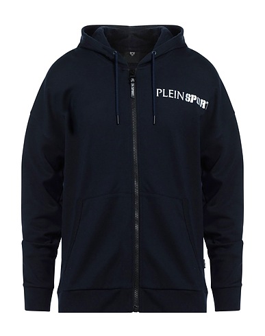 PLEIN SPORT Hoodie Nachtblau 52% Baumwolle, 48% Polyester