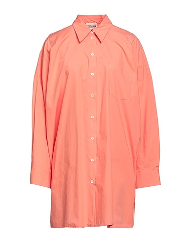 SEMICOUTURE Shirt dress Coral 100% Cotton