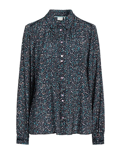 NÜMPH Patterned shirts & blouses Midnight blue 100% EcoVero™ viscose