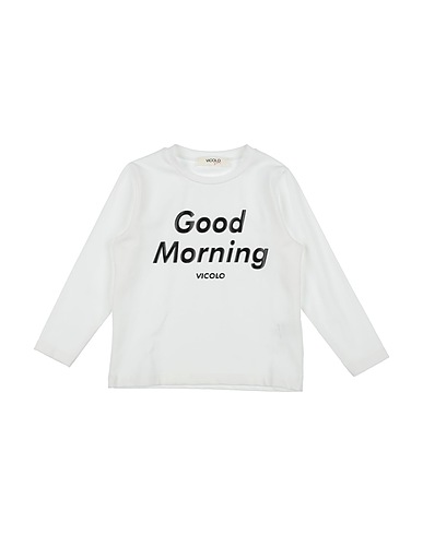 VICOLO T-shirt Bianco 93% Cotone, 7% Elastan