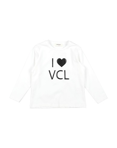 VICOLO T-shirt Bianco 93% Cotone, 7% Elastan