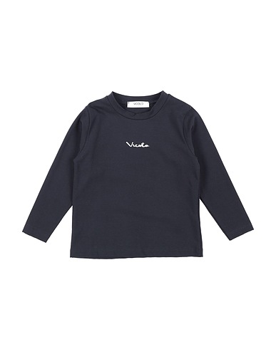 VICOLO T-shirt GIRL Blu notte 93% Cotone, 7% Elastan