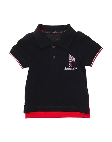 JECKERSON Polo shirt Midnight blue 100% Cotton
