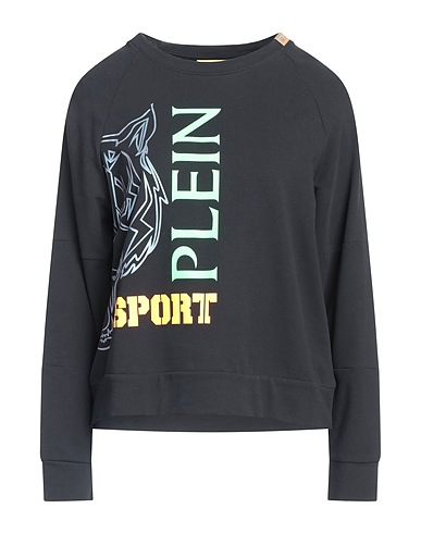 PLEIN SPORT Felpa Nero 95% Cotone, 5% Elastan