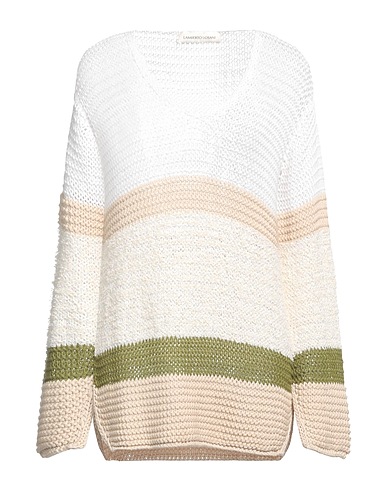 LAMBERTO LOSANI Sweater White 86% Cotton, 10% Silk, 4% Polyamide