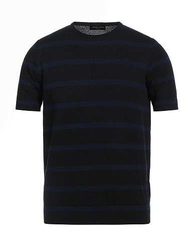 ROBERTO COLLINA Jumper Black 100% Cotton