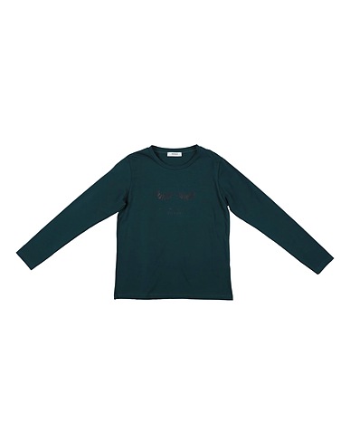 VICOLO T-shirt Verde scuro 93% Cotone, 7% Elastan