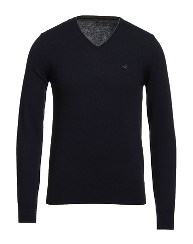 BROOKSFIELD Pullover Blu notte 100% Lana Vergine