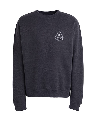 POLER Sweatshirt Poler Scribble Crew
 Blei 55% Baumwolle, 45% Polyester