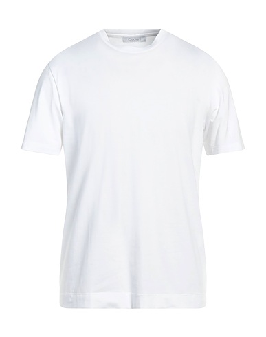 CRUCIANI ベーシックTシャツ ホワイト コットン 93% / ポリウレタン 7%