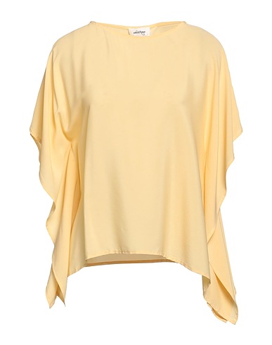OTTOD'AME Top Pastel yellow 70% Acetate, 30% Silk