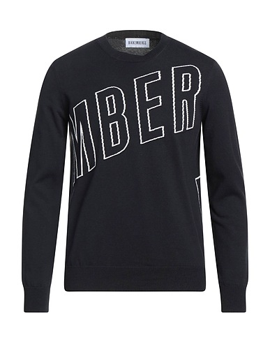 BIKKEMBERGS Pullover Noir 100% Coton