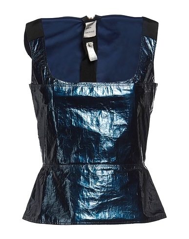 MAISON RABIH KAYROUZ Top Bright blue 50% Polyurethane, 50% Polyethylene