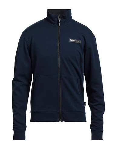 PLEIN SPORT Felpa Blu notte 52% Cotone, 48% Poliestere