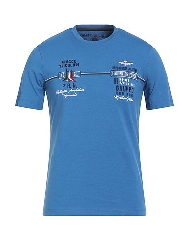AERONAUTICA MILITARE T-shirt Blu 95% Cotone, 5% Elastan