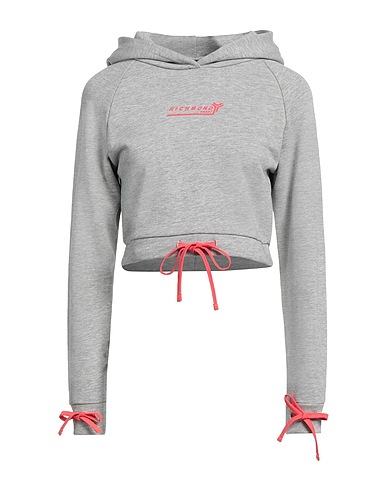 RICHMOND Hooded track jacket  Grey 100% Cotton
