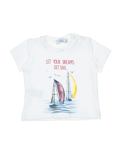Y-CLÙ T-shirt White 90% Cotton, 10% Elastane