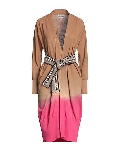 BALLANTYNE Cardigan Chocolate brown 98% Cotton, 2% Polyamide