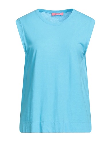 DRUMOHR Basic T-shirt Azure 100% Cotton