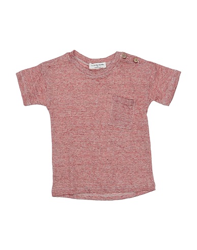 1 + IN THE FAMILY T-shirt Red 100% Linen